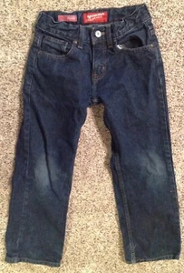 Old Navy Boys Blue Jeans Size 8 Karate Slim Straight - Picture 1 of 2