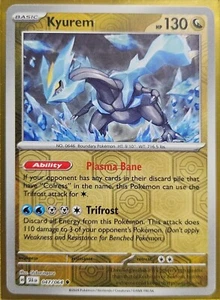 Holograma inverso Kyurem 047/064 Pokémon fábula cubierta reverso *PAQUETE NUEVO* - Imagen 1 de 1
