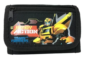 Auténtica Billetera Triple para Niños con Licencia Transformers Bumble Bee - Negra - Imagen 1 de 3