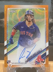 2021 Topps Chrome Orange Wave /25 Jonathan Arauz RC