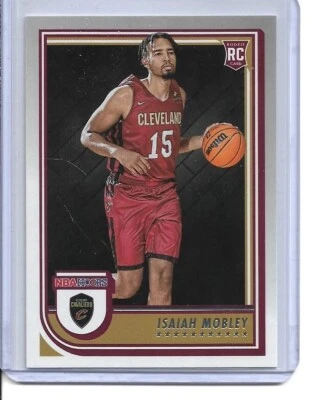 ISAIAH MOBLEY   "ROOKIE"   2022  PANINI  HOOPS    #268   CAVALIERS / USC - Image 1 of 2