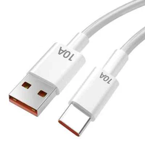 Super Fast 10A 120W Charging Data USB to Type C Cable for Mobile Phones Tablets - Picture 1 of 7