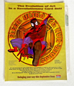 1997 Fleer Ultra Spider-Man Dealer Promo Sell Sheet Fleer Skybox Marvel