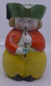 ANTIQUE GERMAN PORCELAIN TOBY JUG, PITCHER, GOOGLY EYE MAN WITH PIPE - Picture 1 of 7