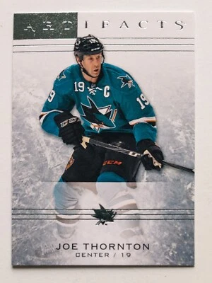 JOE THORNTON 2014-15 Upper Deck Artifacts Base #16 San Jose Sharks - Image 1 of 2