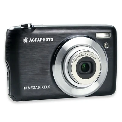 AGFAPHOTO 18MP Compact 8x Optical Zoom Digital Camera with 2.7" LCD and HD Vide - Image 1 of 4