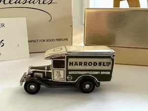 ESTEE LAUDER 2002 SOLID PERFUME COMPACT MIBB HARRODS CLASSIC DELIVERY VAN - Picture 1 of 10