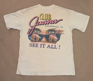 Vintage 90s Club Juana Casselberry FL T-Shirt Size Large Single Stitch - Bild 1 von 24