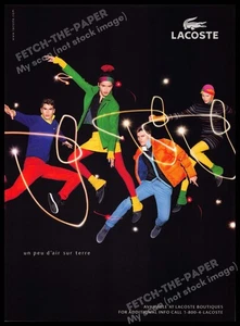 Lacoste 2010er Print Werbung 2010 Jumping Friends "un peu d'air sur terre" - Bild 1 von 1