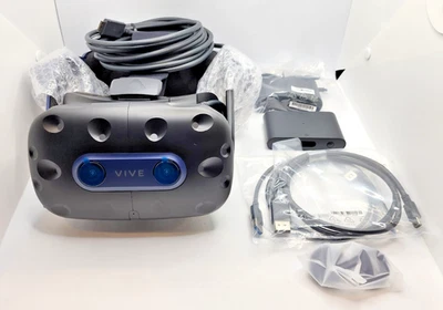 NEW 🔥 HTC Vive Pro 2 VR 🔥 Headset Kit w/ Link Box + Cables - Never Used - - Image 1 of 4