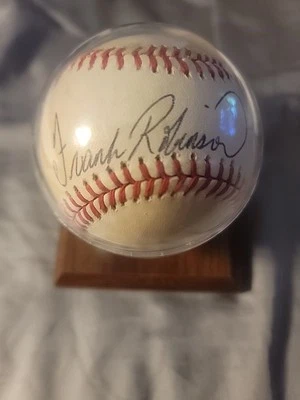 Frank Robinson Autographed Official Authentic National LeagueBaseball OriolesHOF - Image 1 of 3