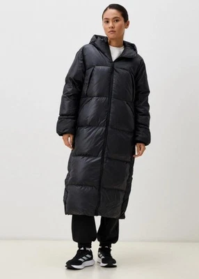 Adidas Women's Big Baffle Down Jacket Full Length Black Size M NWT IV9770 $300 - Image 1 of 4