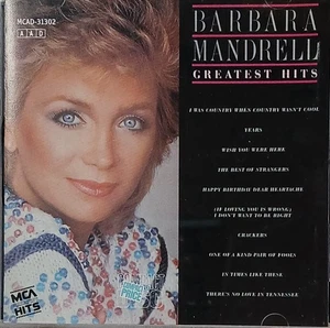 Greatest Hits by Barbara Mandrell CD 1988 MCA Nashville ~Country~ Tested - Foto 1 di 6