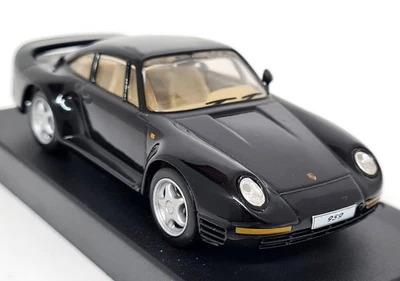 Atlas 1/43 - Porsche 959 Coupe 1986 Black Diecast Scale Model Car - Imagem 1 de 4