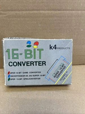 Convertitore Super Nintendo SNES 16 bit in scatola - Immagine 1 di 4