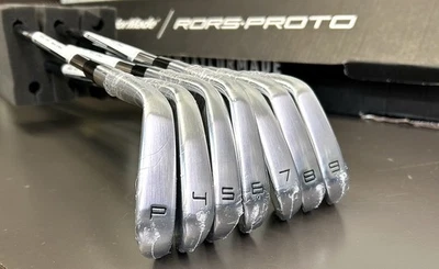 NEW TaylorMade '25 RORS-PROTO Limited Ed. 4-PW Iron Set KBS Tour Steel Stiff - Image 1 of 4