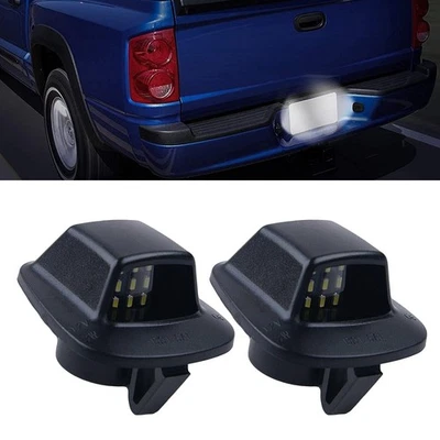 For 1997-2010 Dodge Dakota/2006-2009 Mitsubishi Raider LED License Plate Lights - Image 1 of 4