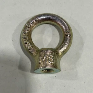 m8-1.25 Forged Lifting Eye Nut Zinc Clear Commercial Industrial Grade - Picture 1 of 5