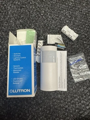 Lutron LRF2-VKLB-P-WH Corner Mount Infrared Wireless VACANCY Sensor 3V - Image 1 of 2