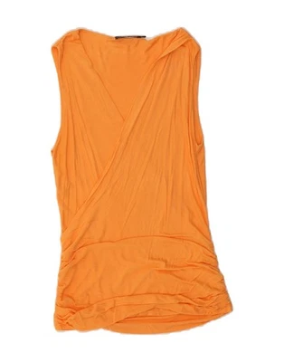 RALPH LAUREN Womens Sleeveless Blouse Top UK 8 Small Orange BY13 - Image 1 of 3