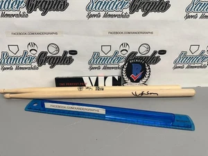 DANNY CAREY MODEL TOOL SIGNED AUTOGRAPHED PAIR VIC FIRTH DRUM STICKS-BECKETT BAS - Picture 1 of 6