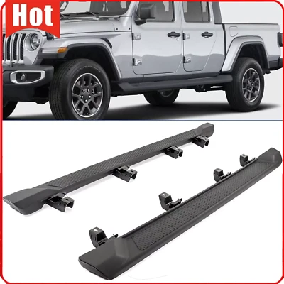 Jeep Gladiator JT 2020 21-2025 4 puertas barras Nerf peldaños laterales estribo ABS Foto 1 de 4