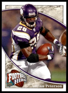 2009 Upper Deck Heroes #49 Adrian Peterson Minnesota Vikings - Picture 1 of 2