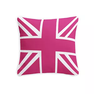 Union Jack/British Flag Cushion Covers Zip Pipe Edge Home Sofa Car Decor18''x18" - Picture 1 of 9