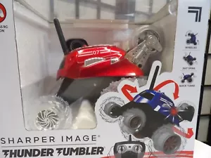 Sharper Image Thunder Tumbler Remote Control 360 Spinning Red Car NEW - Picture 1 of 9