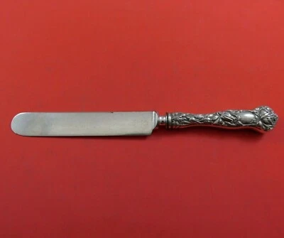 Cuchillo regular Bridal Rose de Alvin de plata esterlina con placa de plata roma 8 1/2" Foto 1 de 2