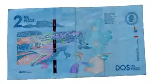 Colombia 2000 Peso, Artista Débora Pérez /Caño Cristales Río, Pájaro 2020 - Imagen 1 de 3