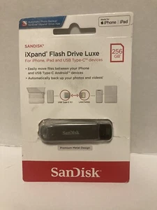 SanDisk iXpand Luxe 256GB USB 3.1 Gen 1 Flash Drive USB-C / Lightning - Bild 1 von 4