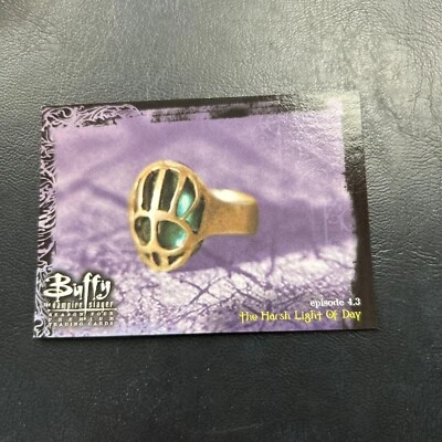 Jb19  Buffy The Vampire Slayer Season 4 Four #10 Aftermath Ring - Image 1 of 2