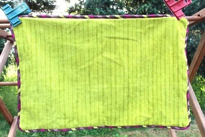 Lumber Pillow Cover Handmade Void Velvet Bolster 14 X 20 or 12 X 18 Zip Closure - Image 1 of 4