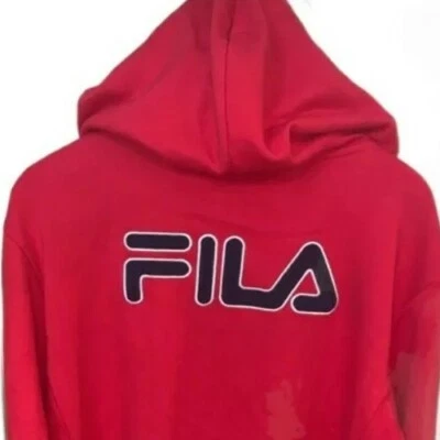FILA- Sudadera con capucha roja Reecy para mujer TALLA L ENVÍO GRATUITO ⭐⭐⭐⭐⭐⭐🥰 Foto 1 de 4