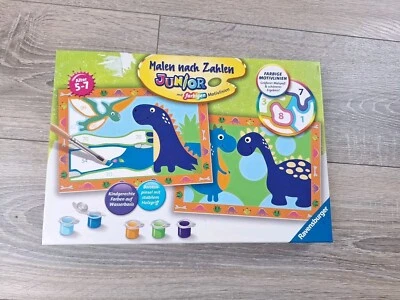 Ravensburger Malen nach Zahlen Junior Land der Dinosaurier 28694 NEU - Bild 1 von 4