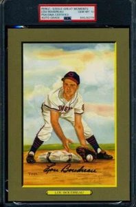 Lou Boudreau Gem Mint 10 PSA DNA Slab Signed Perez Steele Great Moments Autograp - Picture 1 of 1