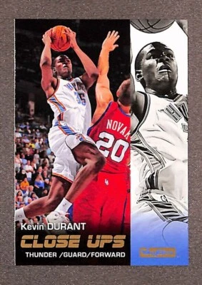 Primer plano de Kevin Durant Skybox #197 2008-09 - Oklahoma City Thunder Foto 1 de 3