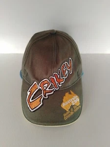 AUSTRALIA ZOO 'Crikey' Green Baseball Cap, Crocodile Hunter, Steve Irwin Vintage - Picture 1 of 6