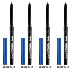 NEW Avon Glimmerstick Retractable Eyeliner - AZURE BLUE 0.28 g / SET OF 4 - Picture 1 of 15