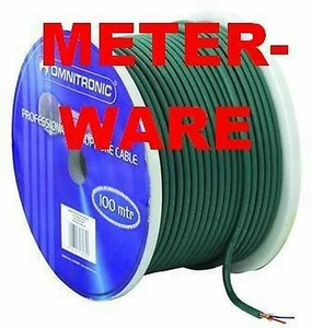 1,90€/m Steuerkabel Meterware GRÜN 2 x 0,22 mm² Abschirmung Signalkabel flexibel - Picture 1 of 4