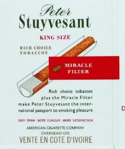 PETER STUYVESANT authentique Vintage Emballage paquet cigarette tabac c3 - Picture 1 of 2