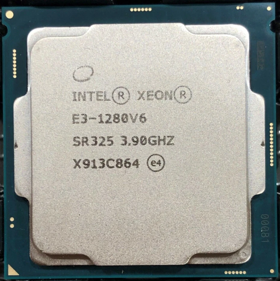 Intel Xeon E3-1280 V6 SR325 3.90GHz 4Core LGA1151 CPU Processor 1280V6 - Image 1 of 1