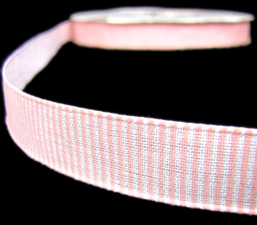 5 Yards Beach Stripe Striped Lines Ribbon 5/8"W      [ YOU CHOOSE COLOR ] - Image 1 of 1