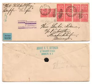 16 May 1931 SS EUROPA Ship to Shore CATAPULT KATAPULT SEA POST / AIR MAIL COVER - Picture 1 of 3