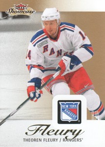 2013-14 Fleer Showcase Hockey #64 Theoren Fleury