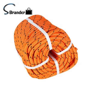 Cuerda de poliéster doble trenza de 1/2"x200' arbolista toro árbol aparejo trabajo utilitario - Imagen 1 de 8