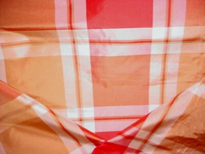 11 Brunschwigs & Fils 8012119 Lyn Plaid Rose Tartan Plaid Silk Upholstery Fabric - Picture 1 of 4