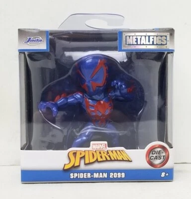2023 Jada Toys 2.50" Marvel Spider-Man "Spider-Man 2099" Metalfigs Figurine NIB - Image 1 of 4