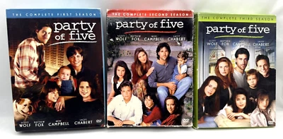 Party of Five: Seasons 1, 2, And 3 (DVD Box Set Bundle) Tested And Working - Image 1 of 4